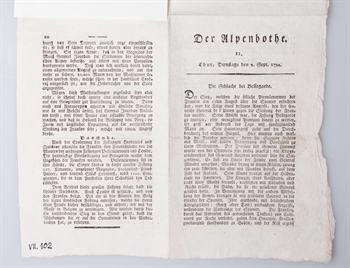 Ausschnitt Zeitung Der Alpenbote